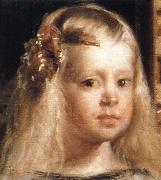 Diego Velazquez Las Meninas.Ausschnitt:Kopf der Infantin oil painting reproduction